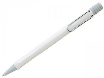 Lamy Safari Shiny White Ballpen 219