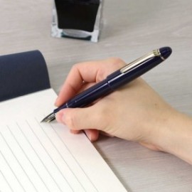 Sailor Pro Fit Casual Large Gold Trim Blue with converter Fountain Pen 11-0820