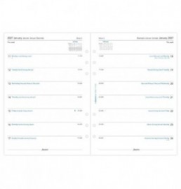 Refill A5 2027 Greek Week on one page - Multilanguage 27-68517 Filofax