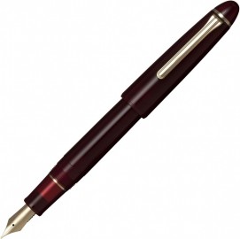 Sailor Pro Fit Casual Large Gold Trim Clear Red with converter Fountain Pen 11-0820