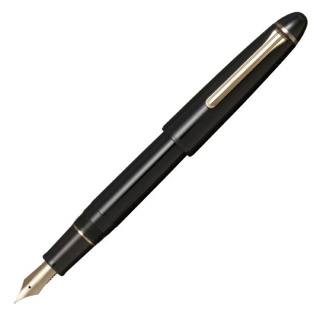 Sailor Pro Fit Casual Large Gold Trim Black with converter Fountain Pen 11-0820