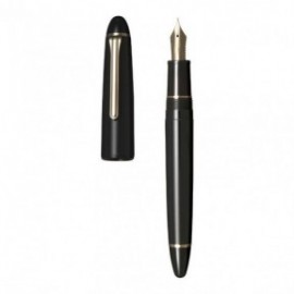 Sailor Pro Fit Casual Large Gold Trim Black with converter Fountain Pen 11-0820