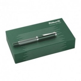 Pelikan M815 Metal Striped Green Special Edition Fountain Pen