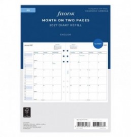 Refill A5 2027 Month On Two Pages 27-68510 Filofax