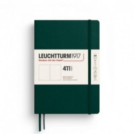 Leuchtturm 1917 Notebook A5 411p Forest Green Plain Hard Cover