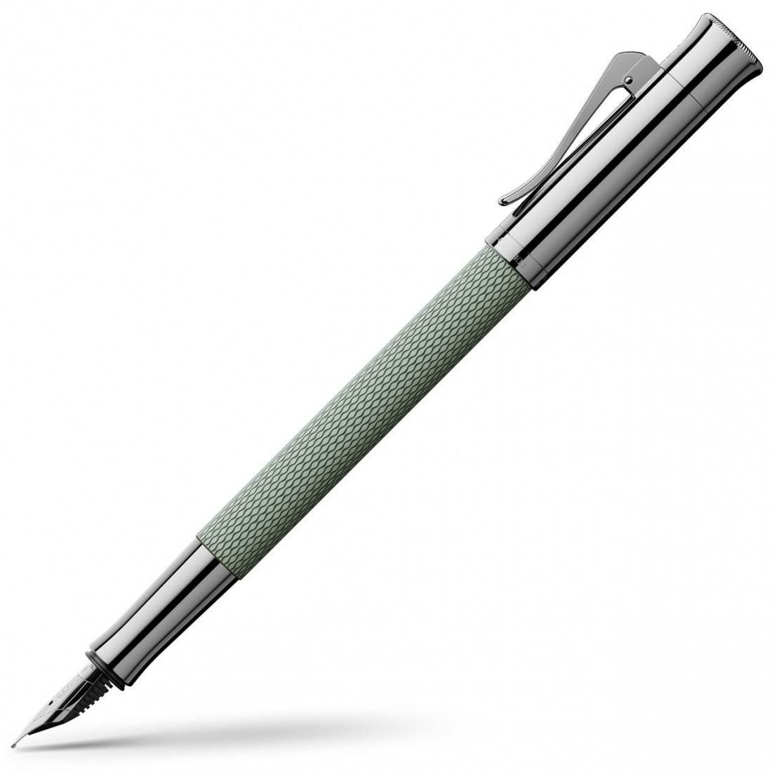 Graf Von Faber Castell Guilloche Sage Green fountain pen 145322