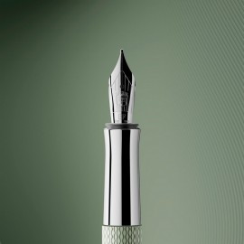Graf Von Faber Castell Guilloche Sage Green fountain pen 145322