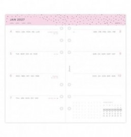 Refill 2027 Personal Confetti Week On Two Pages 27-68491 Filofax