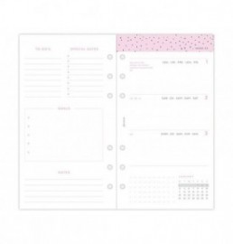 Refill 2027 Personal Confetti Week On Two Pages 27-68491 Filofax