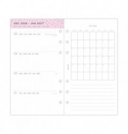 Refill 2027 Personal Confetti Week On Two Pages 27-68491 Filofax