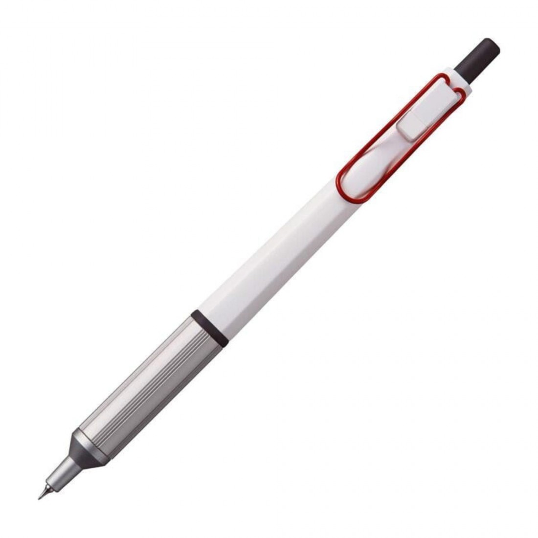 Uni Mitsubishi Edge white red 0.28mm ballpen SNX-1003-28W.15