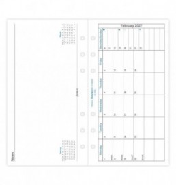 Refill Personal 2027 Month on one Page 27-68405 Filofax