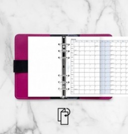 Refill Personal 2027 Horizontal Planner 27-68401 Filofax