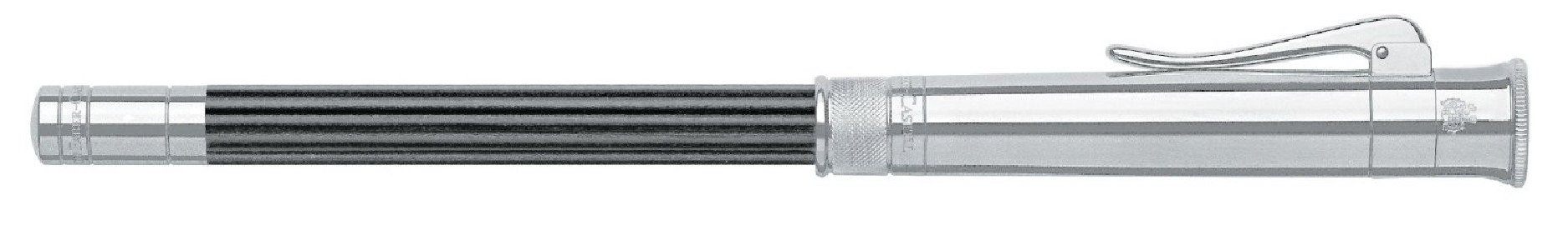Graf Von Faber Castell Perfect Pencil Black,  118568 platinum plated