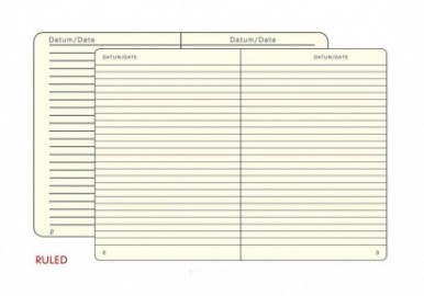 Leuchtturm 1917 Notebook A5 411p Black Ruled Hard Cover