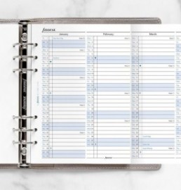 Refill A5 2027 Year Planner Vertical 27-68501 Filofax