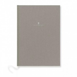 Graf Von Faber Castell Linen bound plain notebook A4 grey 188632