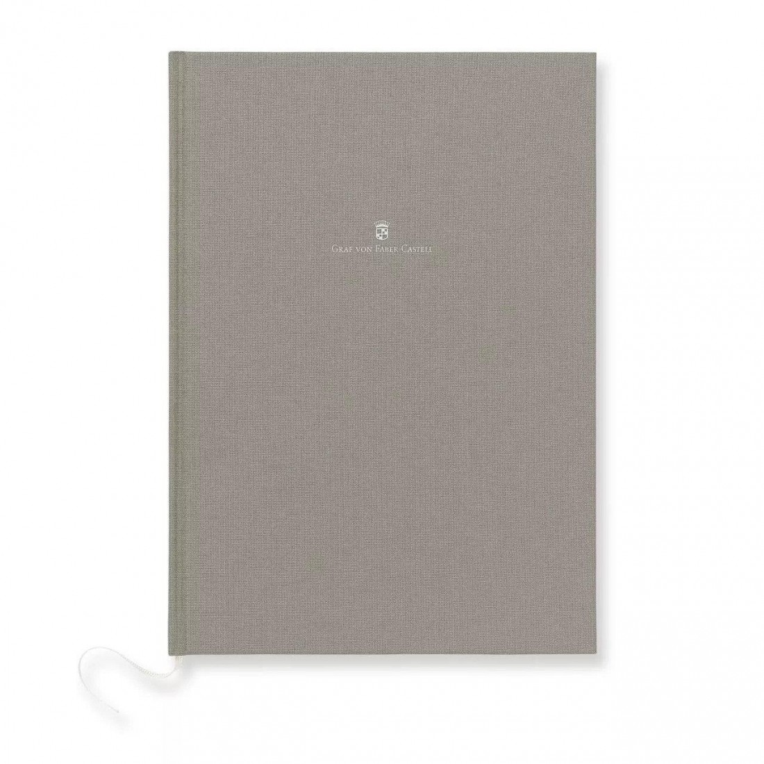Graf Von Faber Castell Linen bound plain notebook A4 grey 188632