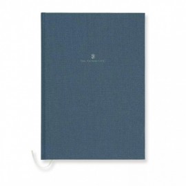 Graf Von Faber Castell Linen bound plain notebook A4 Night Blue, 188635