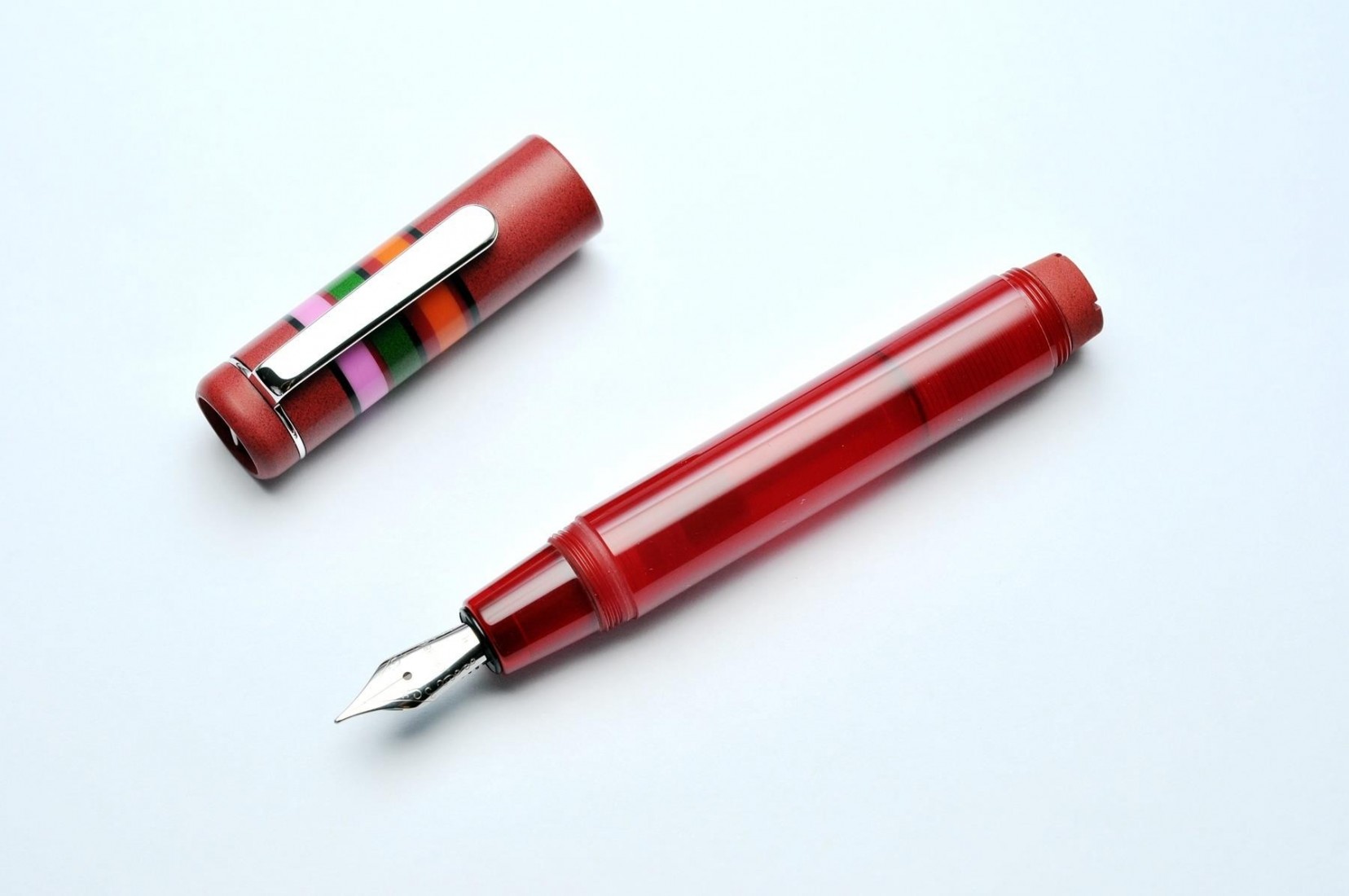 Opus 88 Fantasia Red Fountain Pen
