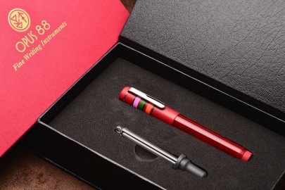 Opus 88 Fantasia Red Fountain Pen