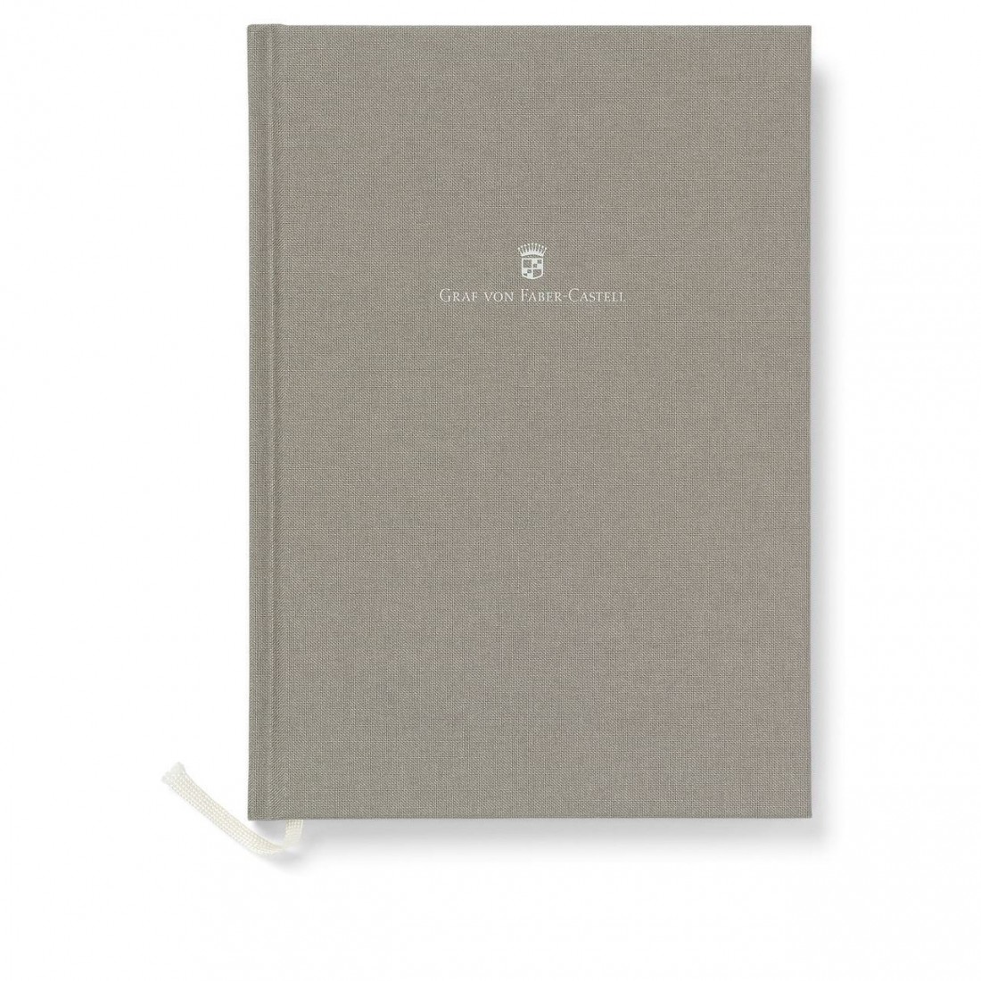 Graf Von Faber Castell Linen bound plain notebook A5 gray, 188633