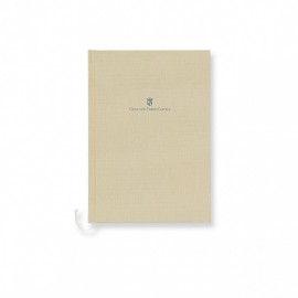 Graf Von Faber Castell Linen bound plain notebook A5 golden brown, 188626