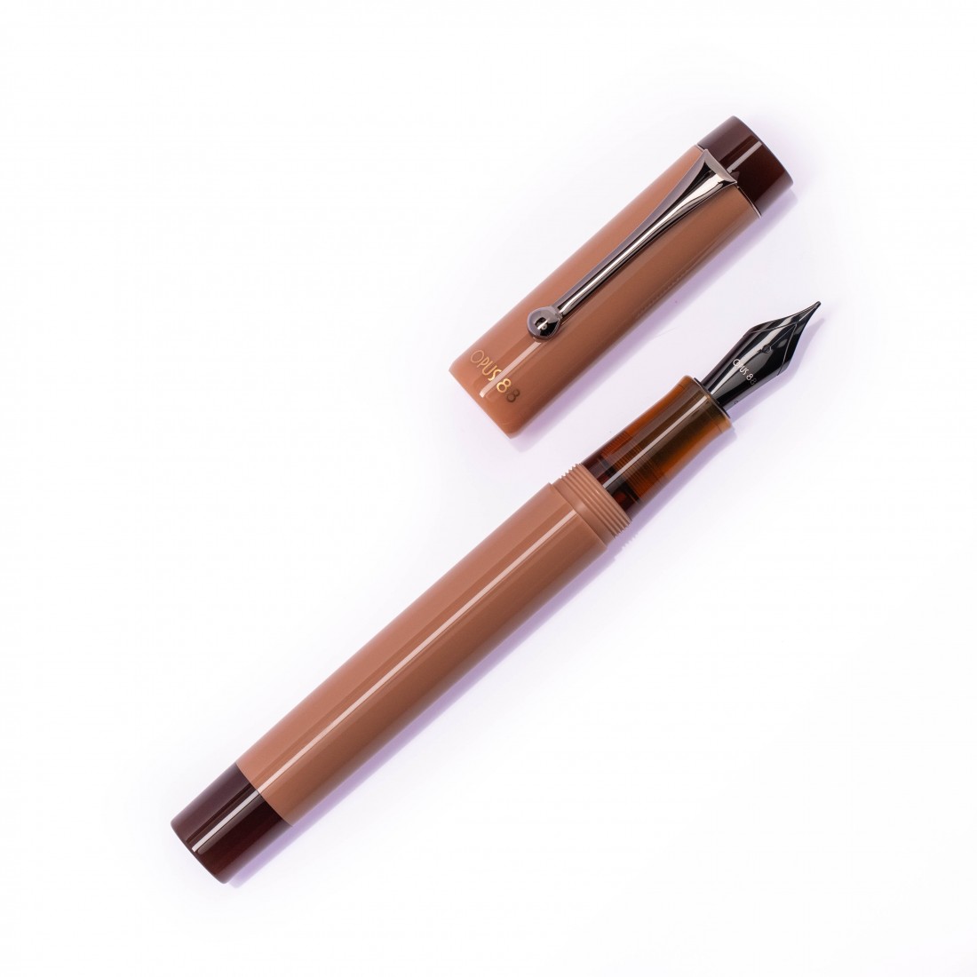 Opus 88 Mocha Mousse Demonstrator Fountain Pen