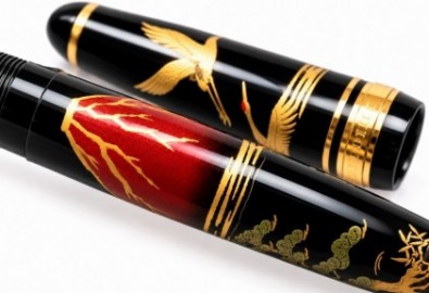 Sailor 1911 Profit Maki-e Mt.Fuji Crane Redfuji Tsuru Fountain Pen 11-5010-420