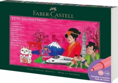 Faber Castell 12 Pitt Artist Pens, Tokyo, 267183
