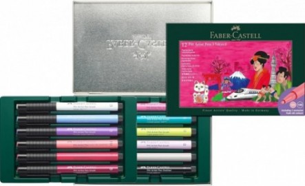 Faber Castell 12 Pitt Artist Pens, Tokyo, 267183