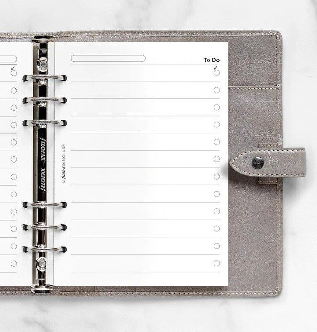 Filofax Refill  A5 To Do 342211