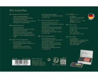 Faber Castell 12 Pitt Artist Pens, Milan, gift set 267182