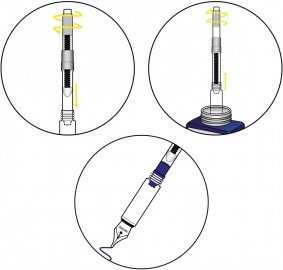 ONLINE standard, ink pen converter made in Germany