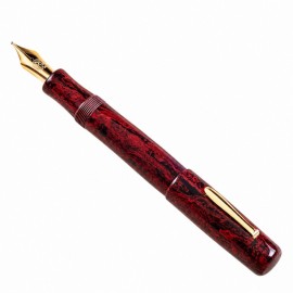 Eboya Houju L size, Tanshin Red 14k fountain pen