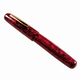 Eboya Houju L size, Tanshin Red 14k fountain pen