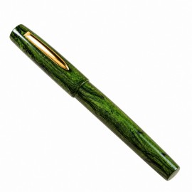Eboya Natsume L size, Wakaba Yellow Green 14k fountain pen