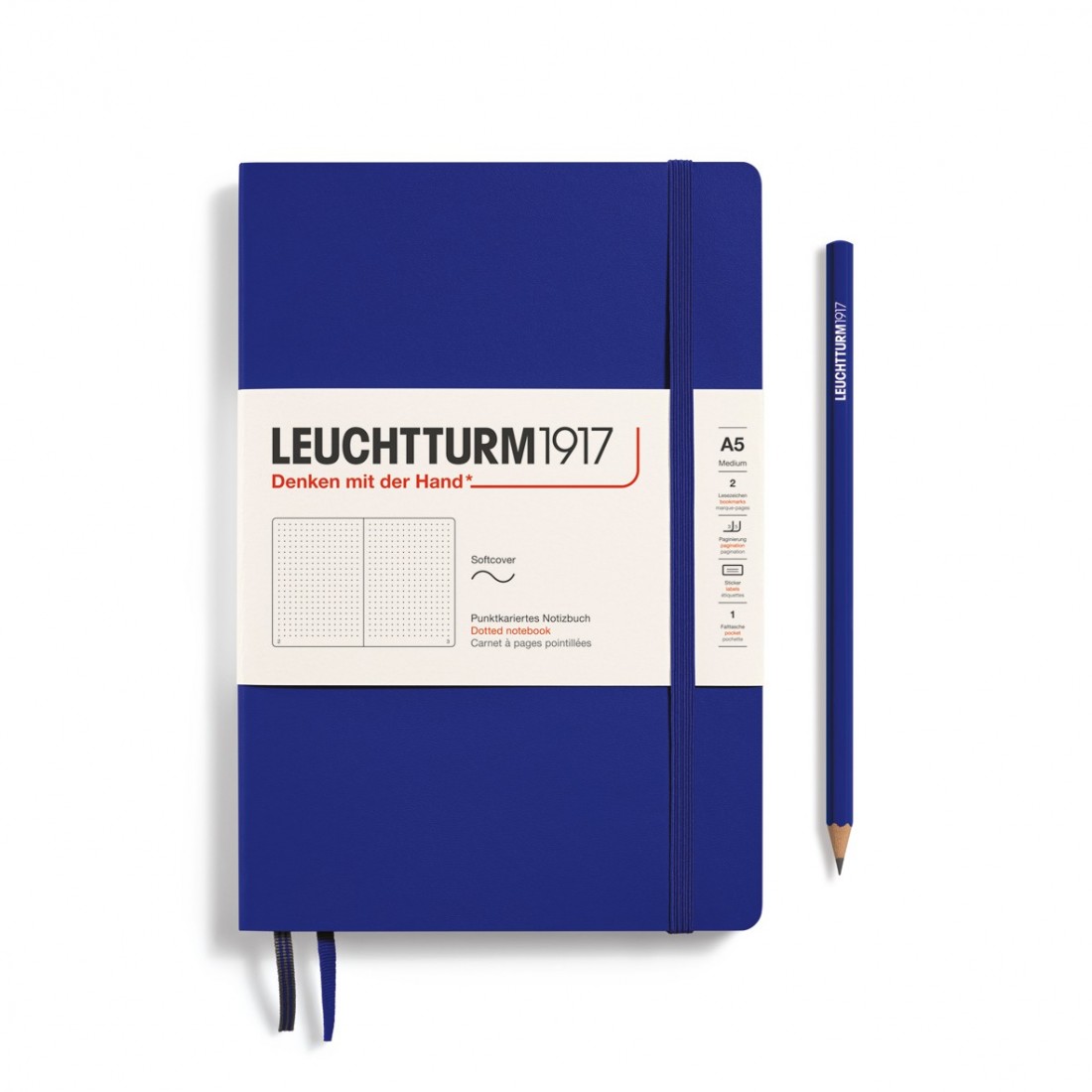 Leuchtturm 1917 Notebook A5 Ink Dotted, Soft Cover