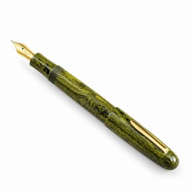 Eboya Houju L size, Kougetsu Yellow 14k fountain pen