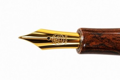 Eboya Houga M size, Nichibo Orange fountain pen