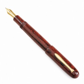 Eboya Houju M size, Tanshin Red 14k fountain pen