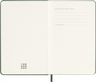Moleskine daily diary 2027 pocket 9x14, hard cover green