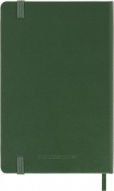 Moleskine daily diary 2027 pocket 9x14, hard cover green