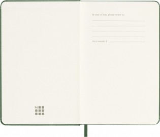 Moleskine weekly classic diary 2027, pocket 9x14,  hard cover, green