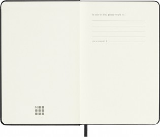 Moleskine weekly Horizontal classic diary 2027, pocket 9x14,  hard cover, black