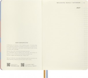 Moleskine Alice Adventures in Wonderland Planner 2027, Weekly, hard cover, 12-Month, large