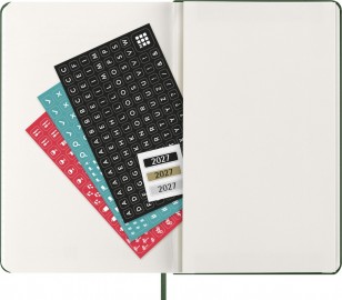 Moleskine Classic Planner 2027 Large 13x21cm, Weekly, hard cover, 12 months, Myrtle Green