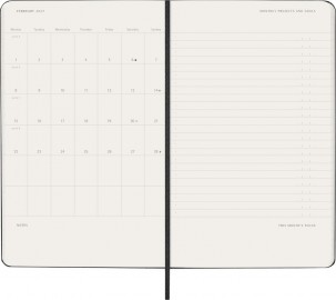 Moleskine PRO Planner 2027 Large 13x21cm, Weekly, hard cover, 12 months, Black