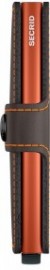 SECRID MINIWALLET MM MATTE TRUFFLE AND ORANGE