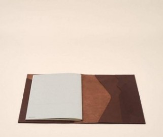 Paper Republic A4 Leather Le Portfolio Chestnut